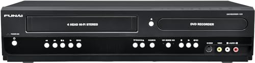 Funai VHS to DVD Recorder VCR Combo 1920 x 1080p HDMI Audio Visual Recording