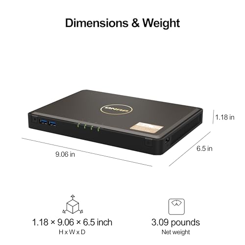 QNAP TBS-464 2.5GbE NAS 4 Bay Enclosure