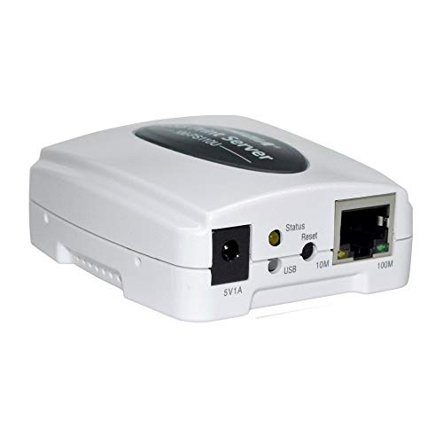 X-MEDIA 1-Port 10/100Mbps USB Print Server XM-PS110U