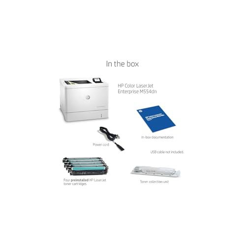 HP Color LaserJet Enterprise M554dn 4800x1200 DPI All-In-One Printer