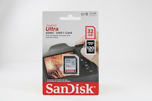 SanDisk 32GB Ultra SDSDUNR-032G-GN6IN SDHC Memory Card - 90MB/s Read Speed, Class 10, UHS-I