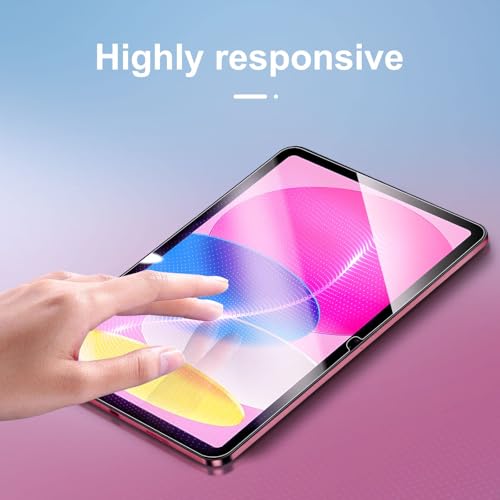 NEW'C 2 Pack Screen Protector Tempered Glass for iPad (A16) 11th Generation 2025, iPad 10th Generation 10.9 inches 2022
