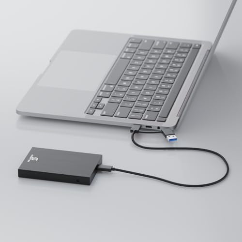 OSENTRiX 2TB O2-BK-2TB USB 3.0 External Hard Drive - 5400 RPM - 2.5-inch - Aluminum