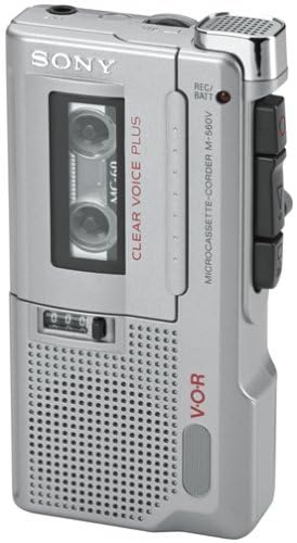 Sony ICD-UX560V 4GB Digital Voice Recorder MicroSD 2 AA Battery Required