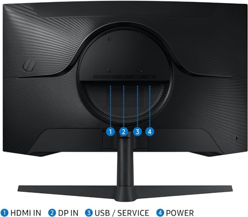 Samsung 32 Inch LS32CG552ENXZA QHD 2560 x 1440 at 165Hz VA Panel Computer Monitor