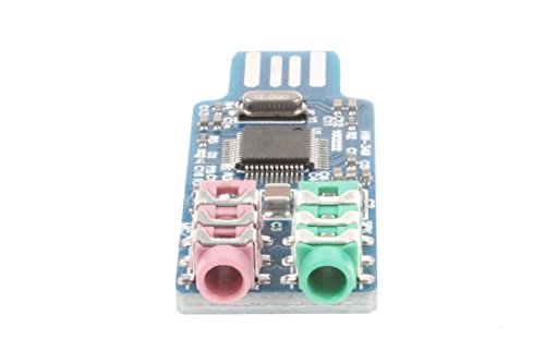 NOYITO 18g CM108 USB Sound Card Drive-Free External Module - Stereo - 5.1 Surround Sound