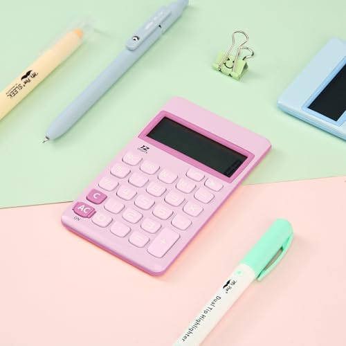 Mr. Pen 4.6" x 2.8" ZGUW003M344VC Standard Function LCD 12-Digit Calculator