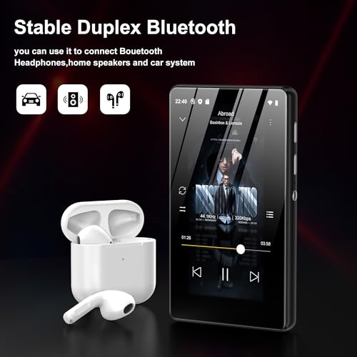 SWOFY 80GB M503Pro Digital Audio Player 4 Inch LCD Touch Screen Bluetooth USB Wi-Fi