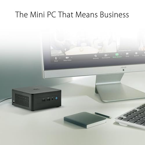 ASUS NUC 13 Pro Mini PC, Intel Core i7-1360P, 4K Resolution, Dual HDMI, Thunderbolt 4, 64GB RAM, SSD