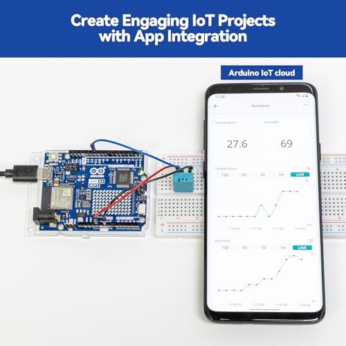 SunFounder Arduino Uno R4 WiFi, USB Connectivity, Compatible with Arduino IDE, Dual Processor, 2 USB Ports, Infrared Wireless, Model Number sunfounder