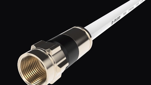 G-PLUG 10FT RG6 Coaxial Cable Male-to-Male 75 Ohm Indoor/Outdoor 3Gbps