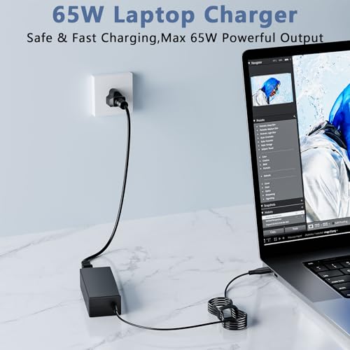 Ruilezyo 65W DL65200325 USB Type C Power Adapter