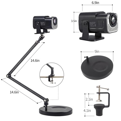Dyhodu 1280 x 720 Model 1202-WSY-WP-TYY-2 LED Adapter Projector
