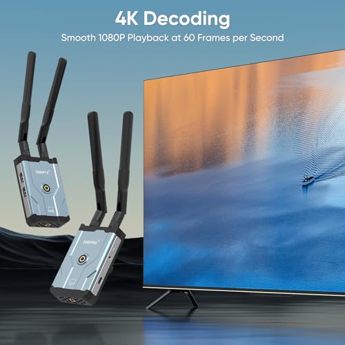 Elalight Wireless HDMI Transmitter and Receiver DT263W-C 4K 1080p HD 60Hz