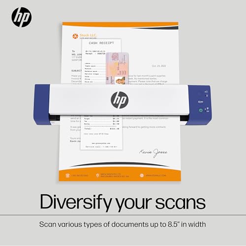HP PS150 Portable Document Scanner 300 dpi Document USB Wireless