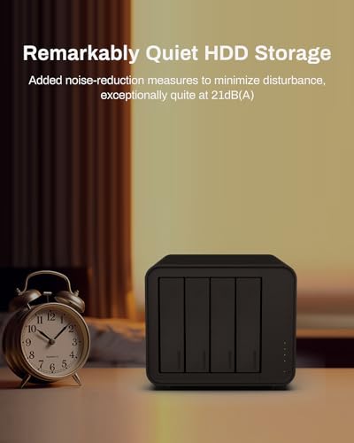 TERRAMASTER D4-320 3.5 Inches 4 Bay USB 3.2 Gen 2 10Gbps External Hard Drive Enclosure