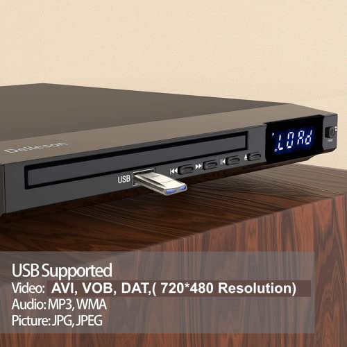 Delleson Compact DVD Player Model B08YFBWTRL 1280×720 720p CD/DVD Player