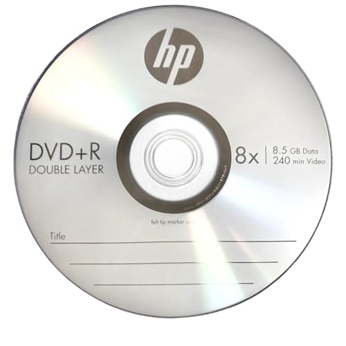 HP 50 Count DVD+R DL 8.5GB 8X