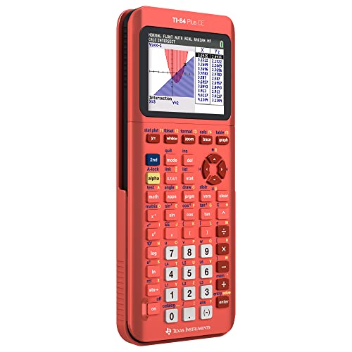 Texas Instruments 3.2 Inch TI-84 Plus CE 140 DPI LCD Graphing Calculator