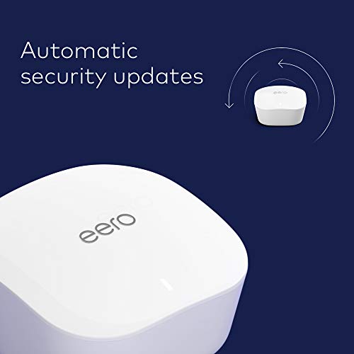 Amazon eero Mesh WiFi Router 550 Mbps Coverage Up to 1500 sq. ft. Single Unit WiFi Router