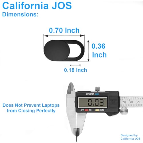 California JOS 0.03 x 0.03 x 0.03 inches 810108863571 Webcam Cover