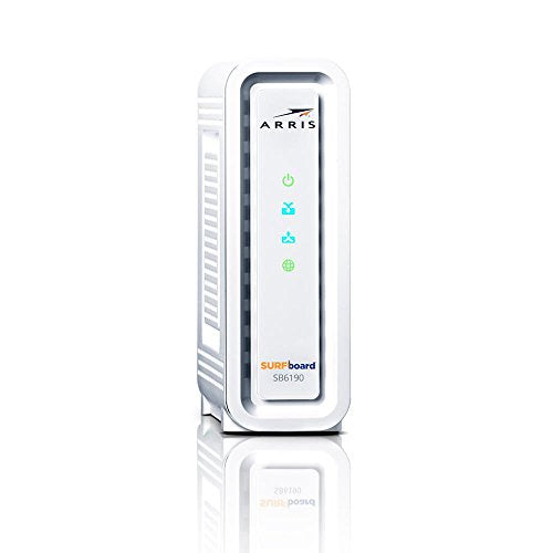 ARRIS SB6190CR DOCSIS 3.0 Cable Modem Ethernet 1400Mbps White