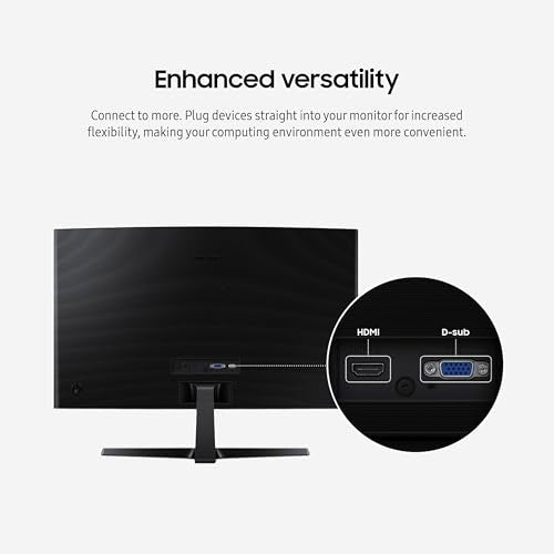 Samsung 27" LS27D366GANXZA FHD 1080p 100Hz LED Curved Computer Monitor