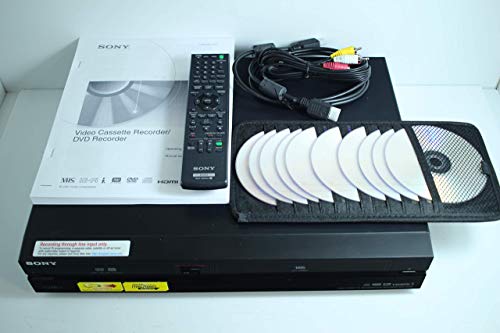 Sony VHS to DVD Recorder VCR Combo VCR and DVD 1280x720 2 Channels Combo