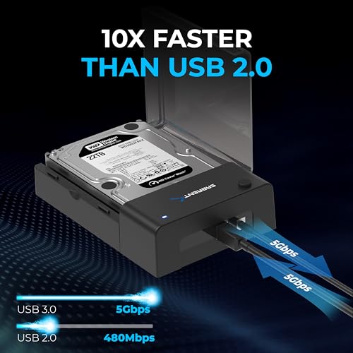 SABRENT 3.5 Inch EC-DFLT USB 3.0 External Hard Drive Docking Station