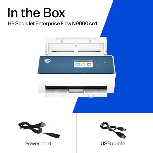 HP 600 dpi N9000 sn1 Envelope Scanner, Ethernet, USB