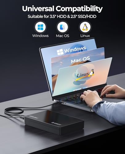ORICO 3.5 Inch USB 3.0 External Hard Drive Enclosure (Model: 3588US3)