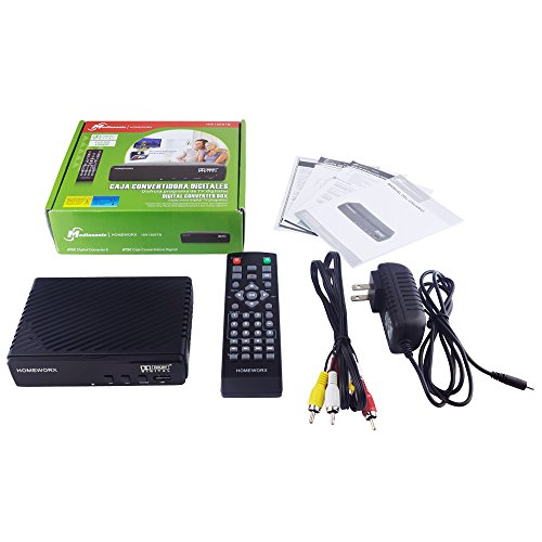 Mediasonic 5"L x 4"W HW130RN 1080P TV Tuner Coaxial HDMI USB Converter