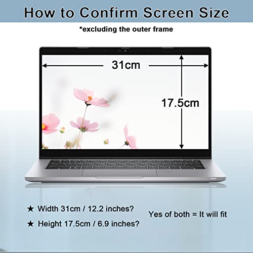 IPROKKO 14" Privacy Filter Laptop Screen 16:9 Anti-Glare Anti-Fingerprint Privacy Screen