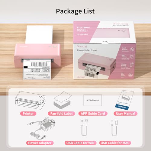 Gloryang Small Business Series RM 203DPI Monochrome Thermal Label Printer
