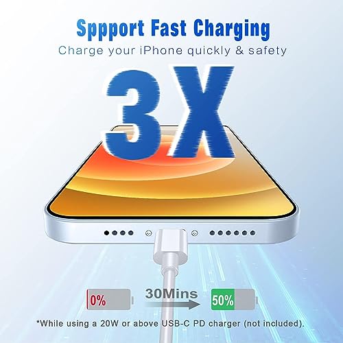 APFEN 3 Feet APF-L003 Lightning Cable 20 Watts Fast Charging Compatible Devices