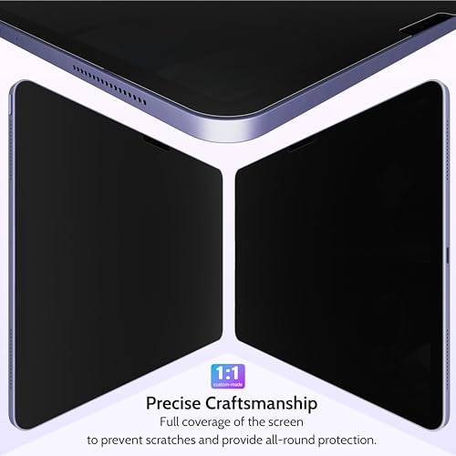 Peslv 13 Inch iPad Pro 2024/2025 Privacy Screen Protector Model pet-fk-ipad pro 13 2024 Anti-Glare Anti-Spy Scratch Resistant