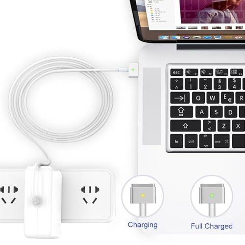 Elvoes 45W T-Tip Power Adapter for MacBook Air and Pro A1398-A1424