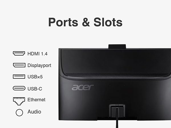 Acer Aspire C27 All-in-One Desktop 27" 1920x1080 IPS Display Ryzen 7 5825U 8GB DDR4 512GB PCIe SSD