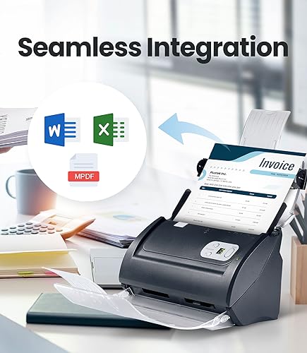 Plustek PS188 Document Scanner 600 dpi USB