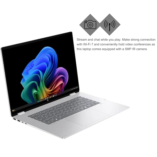 HP 16" 2880 x 1800 OLED Touchscreen Convertible Laptop 32GB DDR5 1TB SSD Intel Octa-Core Ultra 7 258V