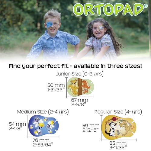 Ortopad® Bamboo 50 Count Regular Size Eye Patches for Children 4+ - Adhesive Healthcare Product