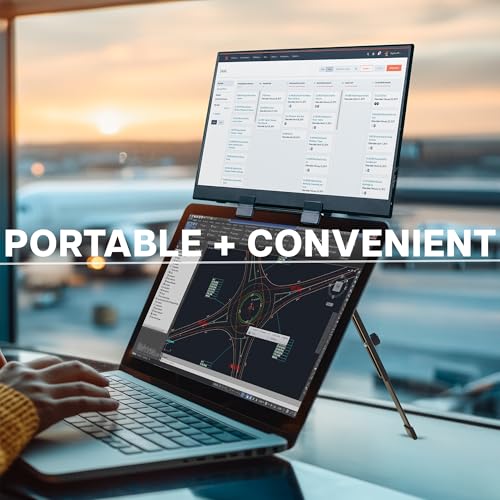 VIVO 5.9" x 2.8" x 1.8" Portable Monitor Holder STAND-PM01A