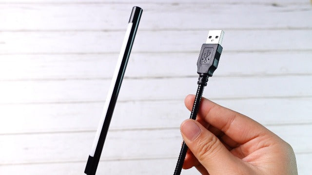 Tujoe 2 Count SEW0943 USB LED Light 4.5W Touch Control Dimmable Adjustable Black