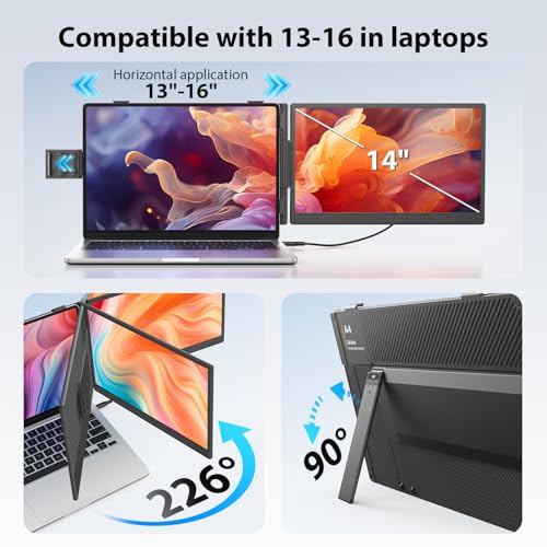 APILDELLA 14 Inches A4 1920x1080 60Hz IPS LCD Monitor