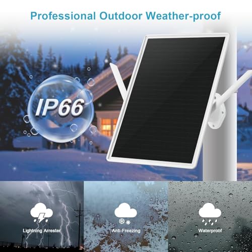 OuOudoit Solar 4G Router 150Mbps LTE 802.11n Dual-Band Wi-Fi 50m Range