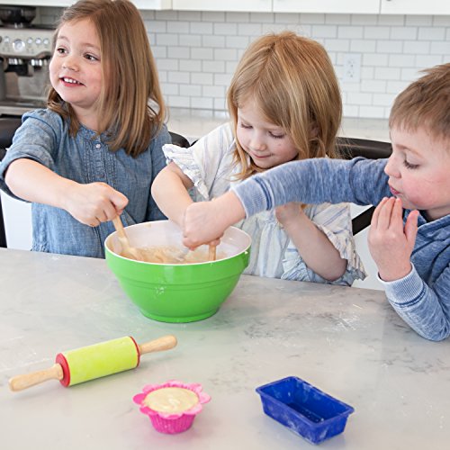Pop Kids 30-Piece Baking Tools Set for Kids - Includes Baking Pan, Cake Pan - Educational Cooking Supplies