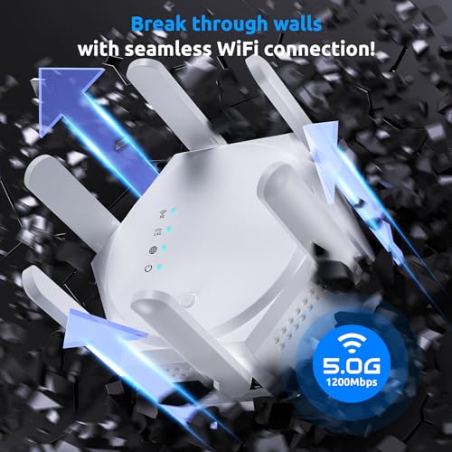 RXYY 1200 Mbps Dual Band WiFi Extender WiFi Repeater