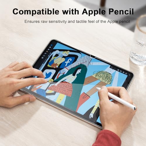 SIBEITU 2 Pack 10.9 Inch Screen Protector for iPad 10th Generation A2696/A2757/A2777