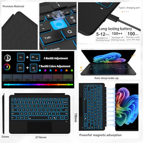 Foeytaody Flexible Bluetooth Keyboard K97 Mechanical QWERTY 88-Key Black for Windows 11