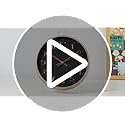 Roymnie 8 Inch Roymnie467 Analog Silent Clock Wall Mount Battery Powered Indoor